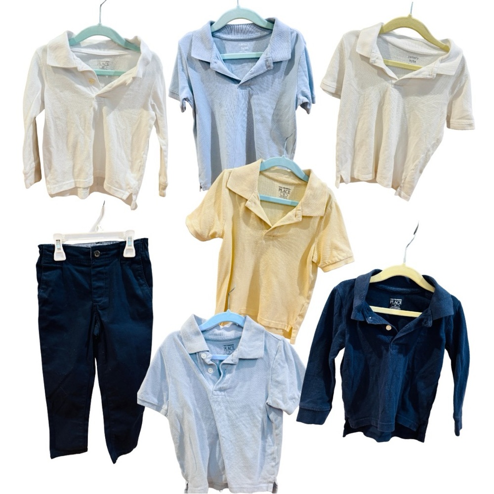 Kids Polo Shirt Set & more for 3-4T - back to school bundle!